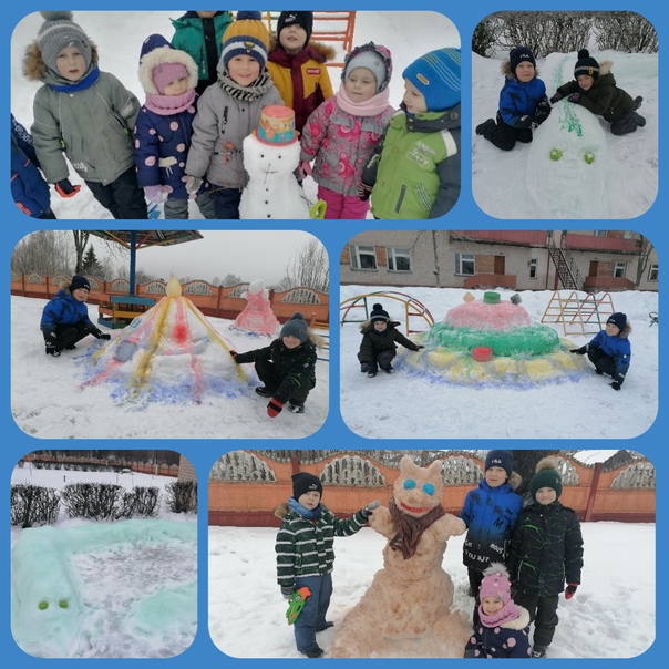 ✨✨✨Воспитанники совместно с педагогами Зароновского детского сада создали атмосферу сказки🎇на территории учреждения.